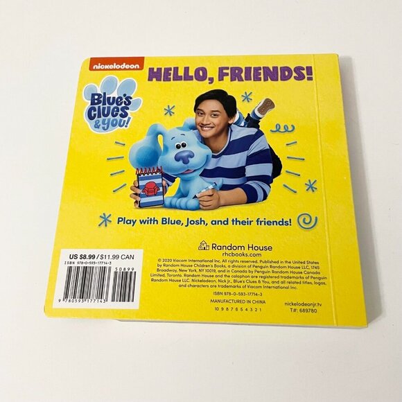 Blues Clues Hello Friends Book and Count with Blue Board Books - Picture 14 of 15